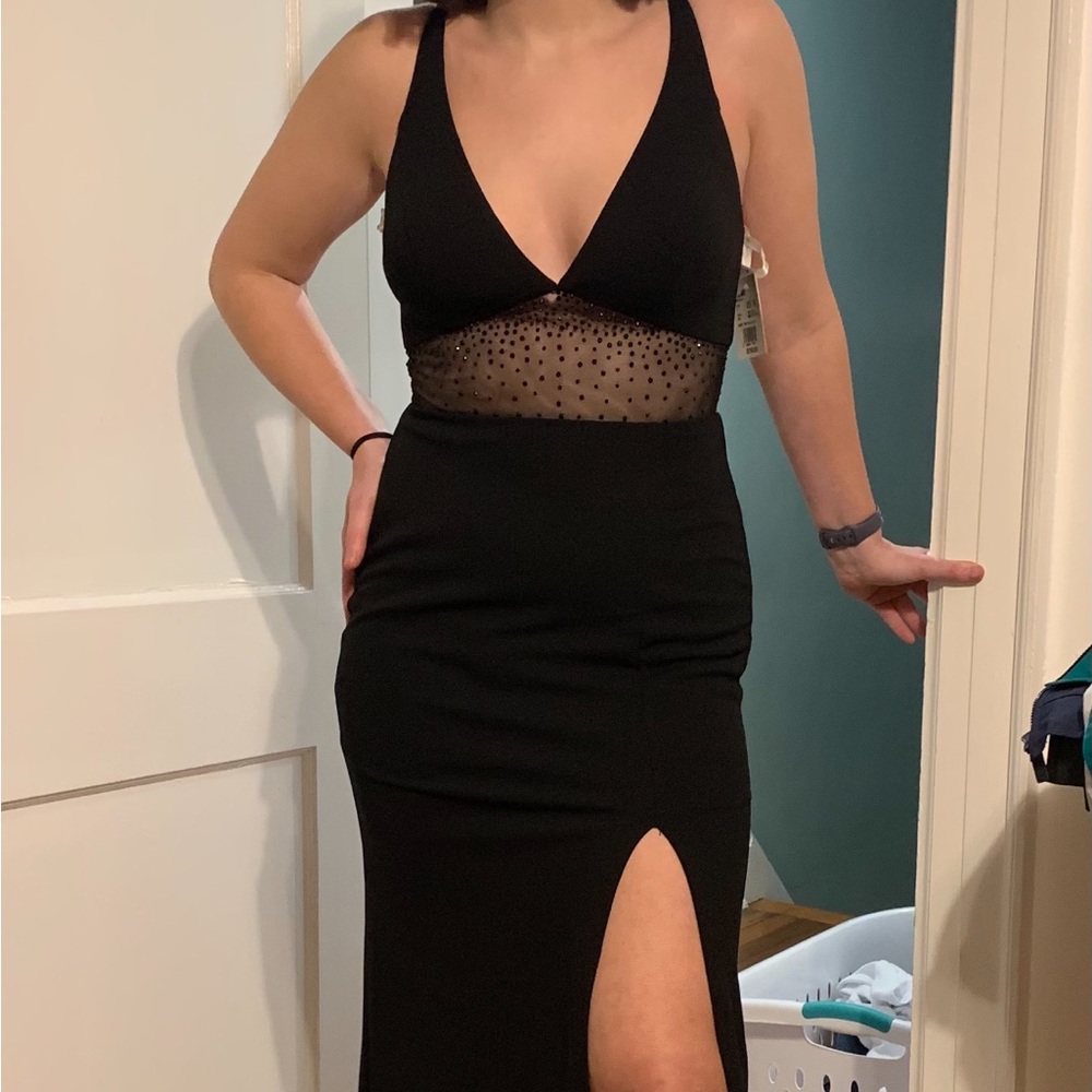 black prom dress